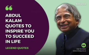 Abdul Kalam Quotes