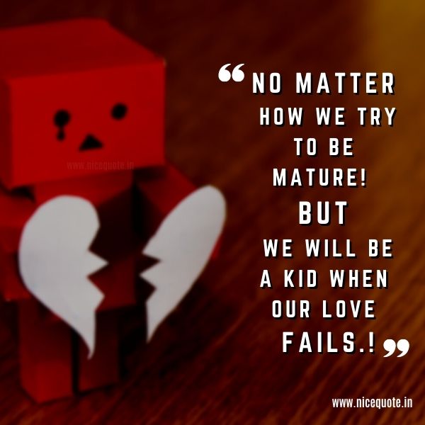 Love Failure Quotes Images For Facebook